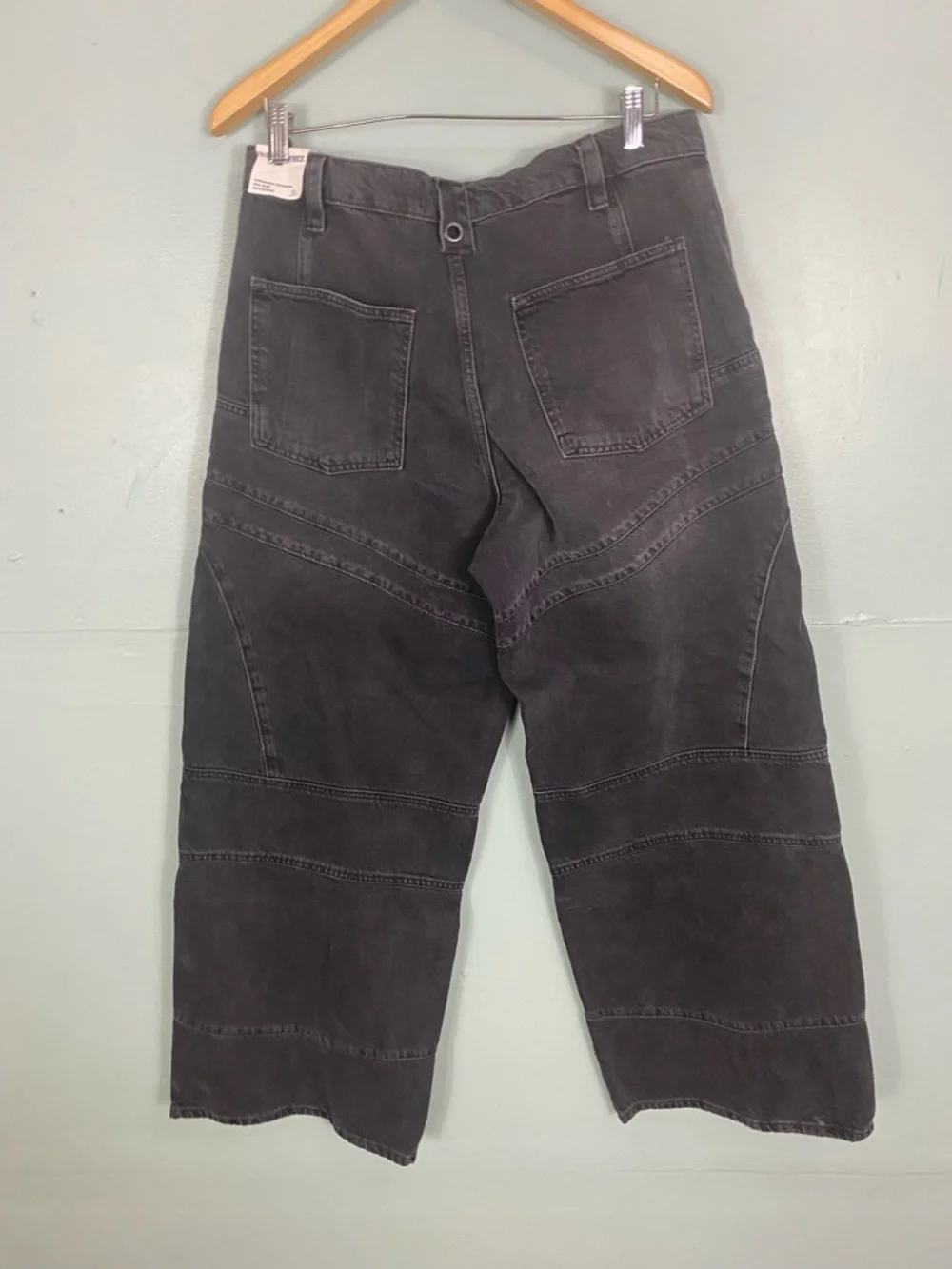 Free People Unknown Reasons Mid Rise‎ Boyfriend Moto Straight Jeans Size 31